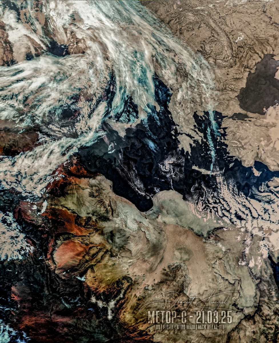 3.25 MetOpC avhrr 3 AVHRR 3b45 IR False Color